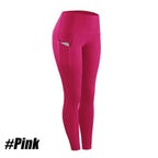 Pantalon de yoga grande taille avec poches pour femme