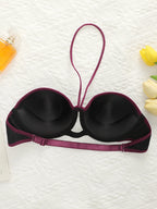 Soutien-gorge sexy papillon brodé suspendu au cou pour femmes
