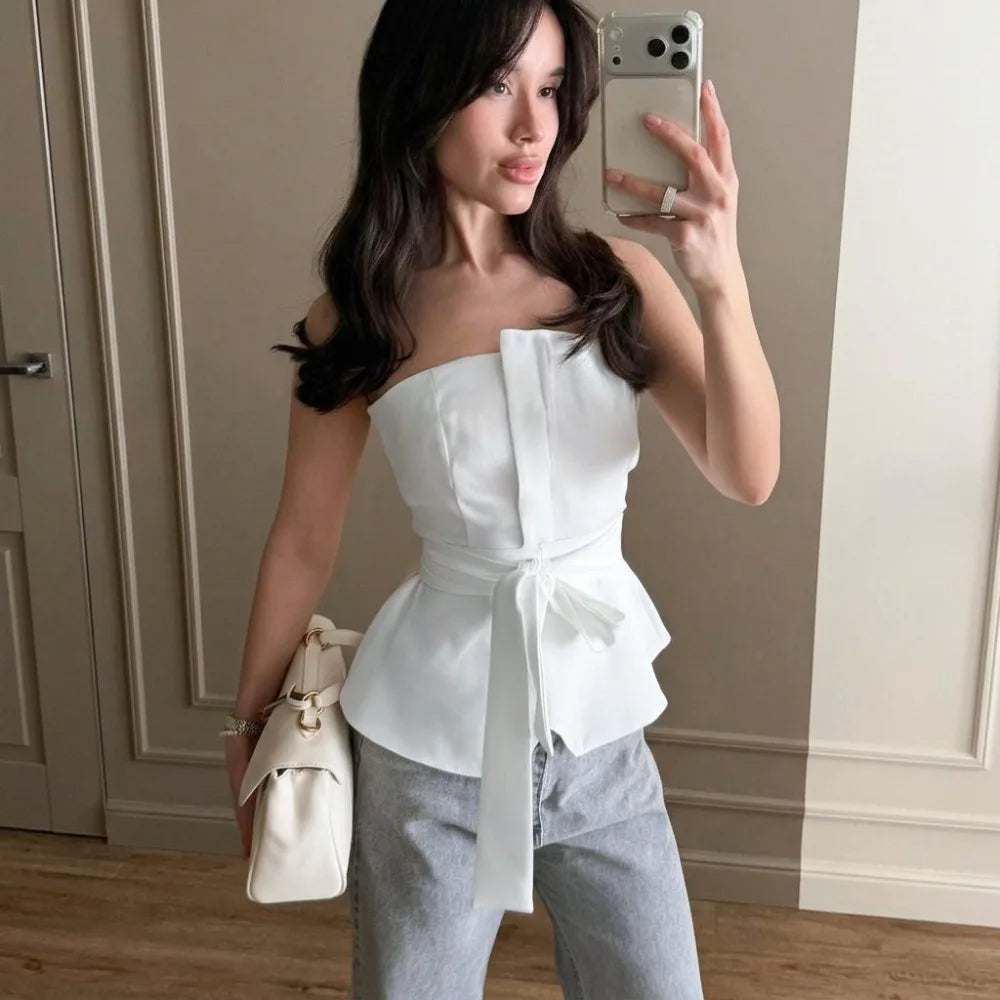 Débardeur Asymétrique Femme – Doux et Chic
