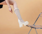 Bottes genou haute à plate-forme pour femmes