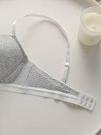Soutien-gorge sexy blocage de couleur pour femmes
