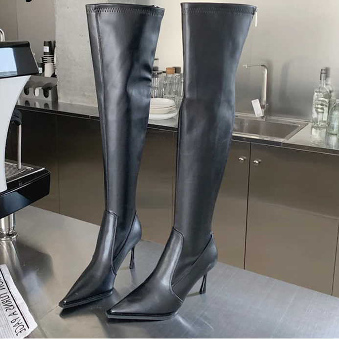 Bottes à talons hauts pour femmes