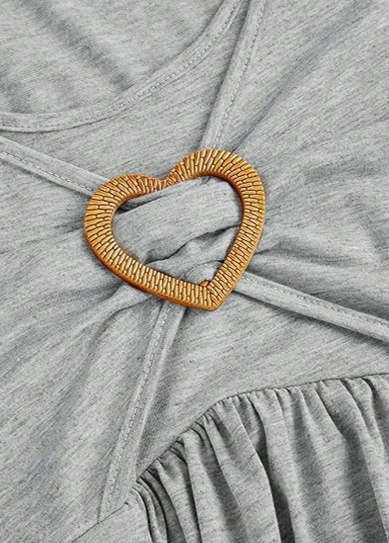 Robe maxi décontractée à manches longues et col rond pour femmes