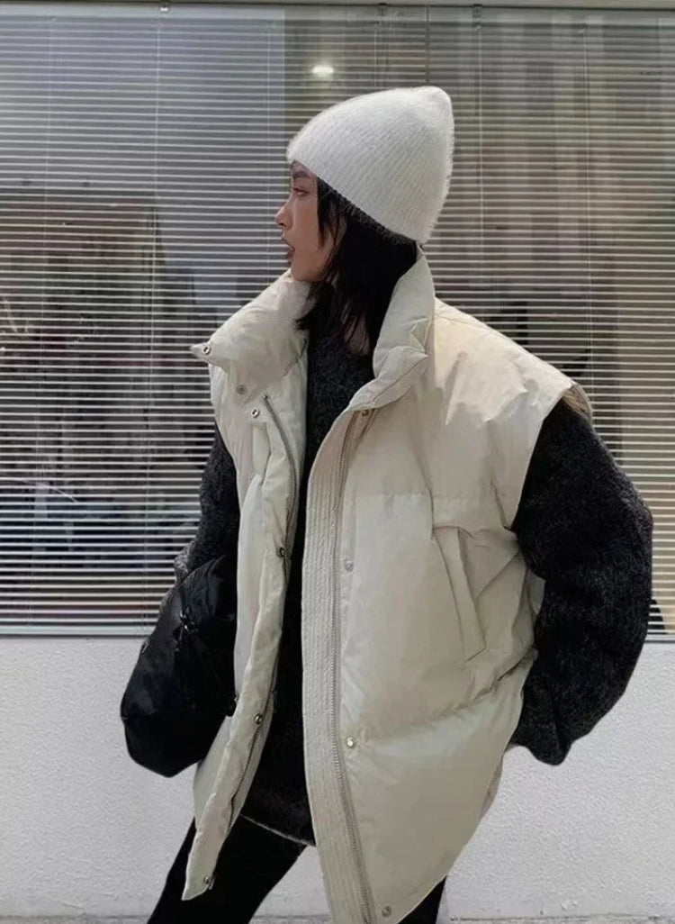 Veste en duvet de coton pour femmes