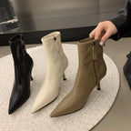 Bottines à talons fins pour femmes