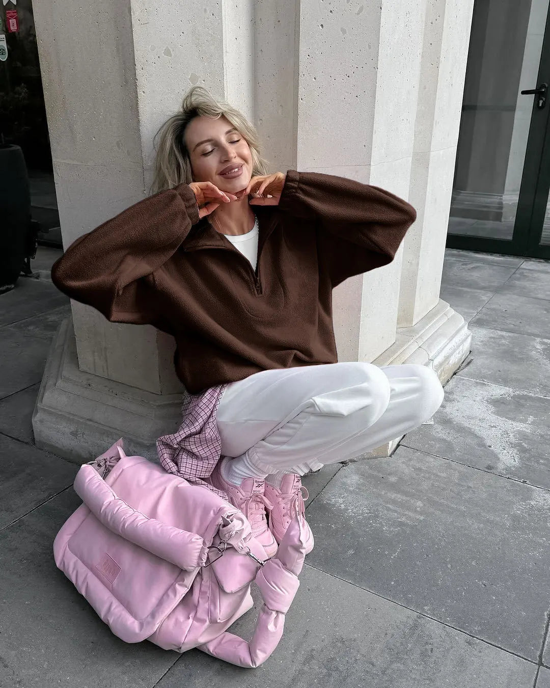 Sweat-shirt à capuche en molleton pour femmes