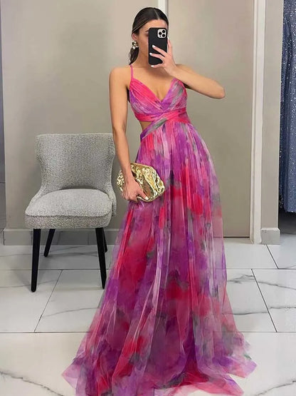 Robe Longue Taille Haute Femme – Style Élégant