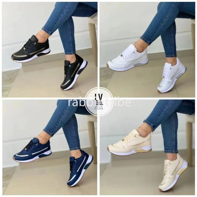 Baskets à lacets respirantes pour femmes