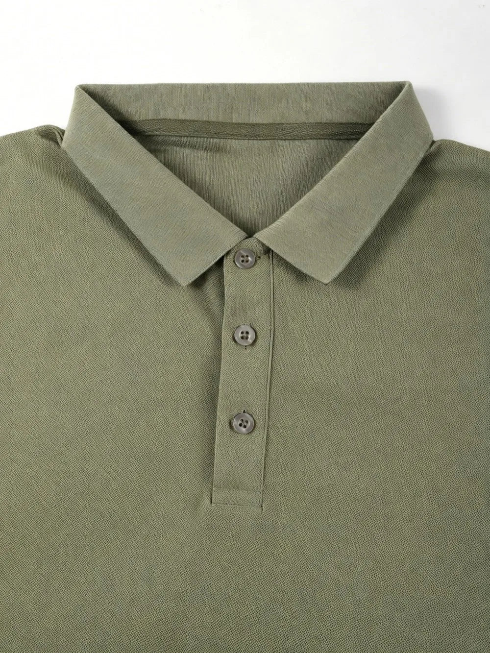 Polo Uni d’Été Femme – Style Décontracté