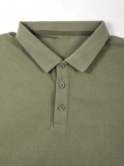 Polo Uni d’Été Femme – Style Décontracté