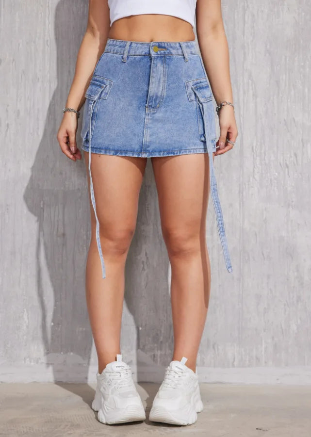 Mini-jupes en jean sexy pour femmes