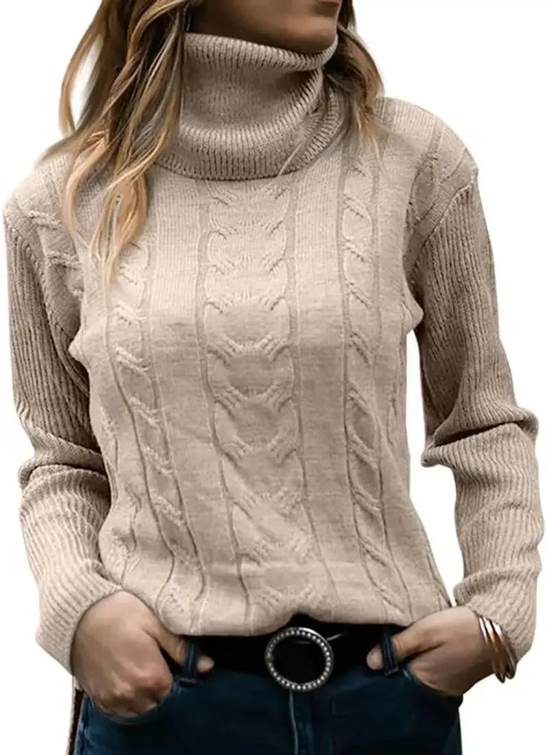 Pull tricoté vintage pour femmes