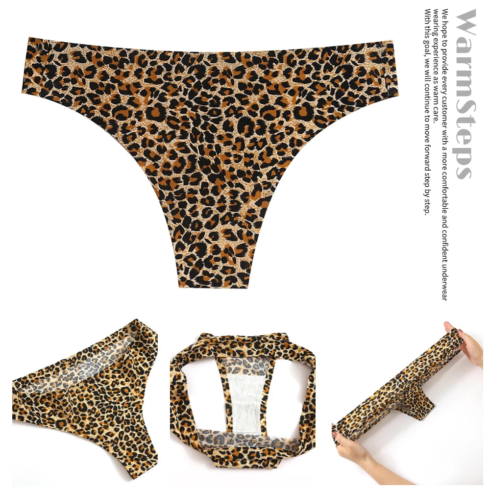 String brésiliennes léopard pour femmes