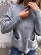 Veste à col pour femmes