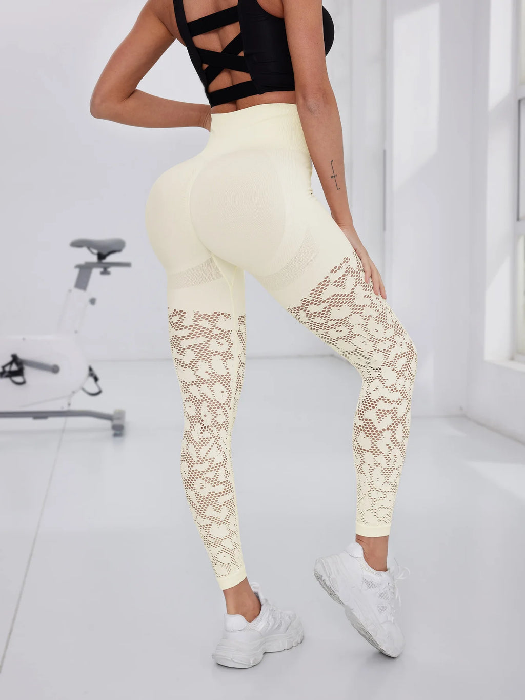 Leggings en maille sans couture pour femmes