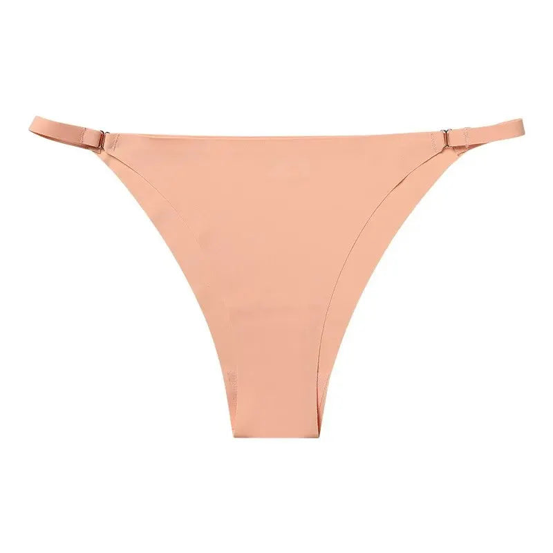 Culotte sexy en coton avec ceinture fine pour femmes