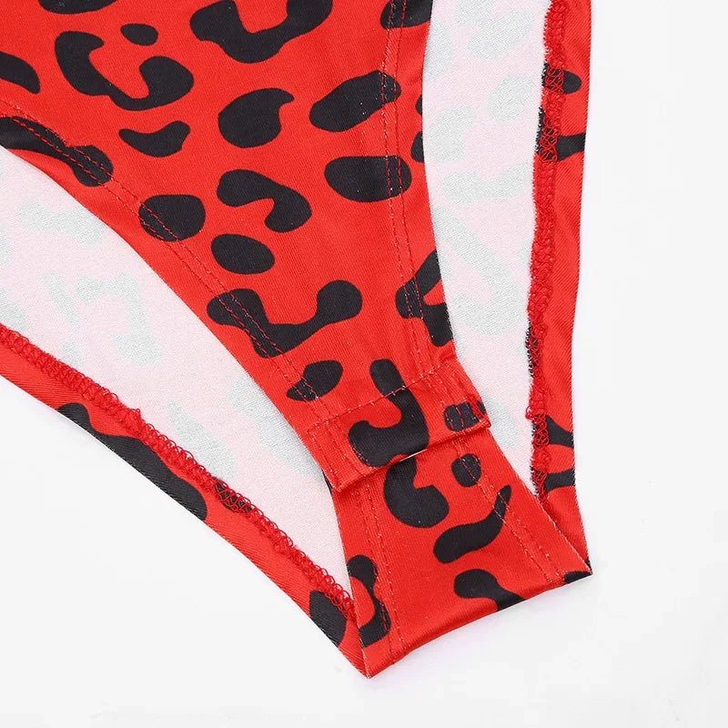 Body imprimée léopard pour femmes