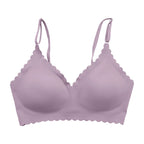 Soutien-gorge confortable sans fil, rembourré pour femmes