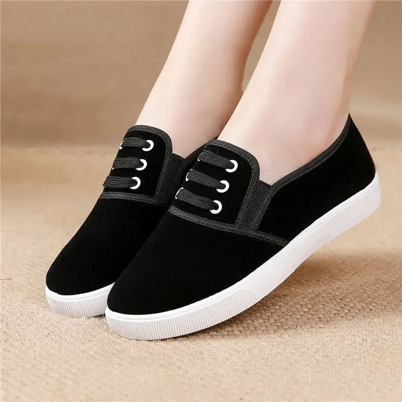 Chaussures plates sans lacet  pour femmes