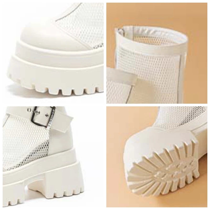 Bottes en cuir verni pour femmes