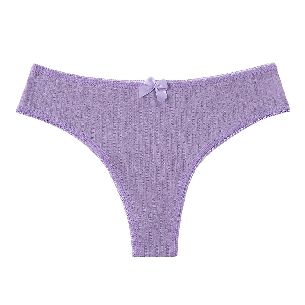 String Dentelle Femme – Motif Épi de Blé Ajouré