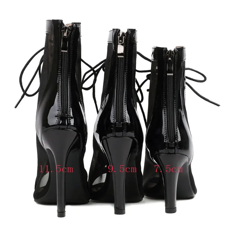 Bottines à talons hauts et fins pour femmes