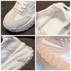 Baskets en cuir véritable pour femmes
