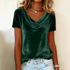 T-shirts amples décontractés de couleur unie pour femmes