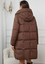 Veste rembourrée à la taille pour femmes