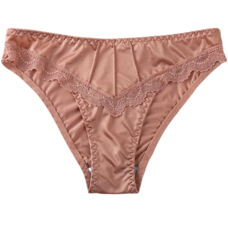 Culotte taille basse avec dentelle pour femmes