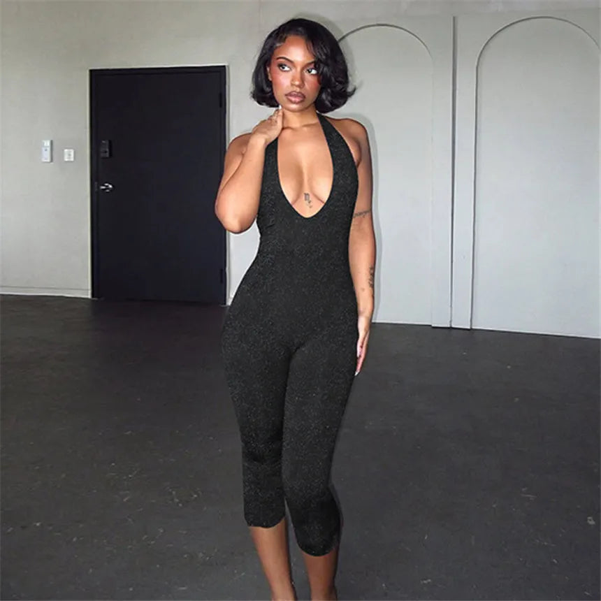 Combinaisons sexy noires Aliunique pour femmes