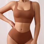 Ensembles de soutien-gorge et culotte sans fil pour femmes