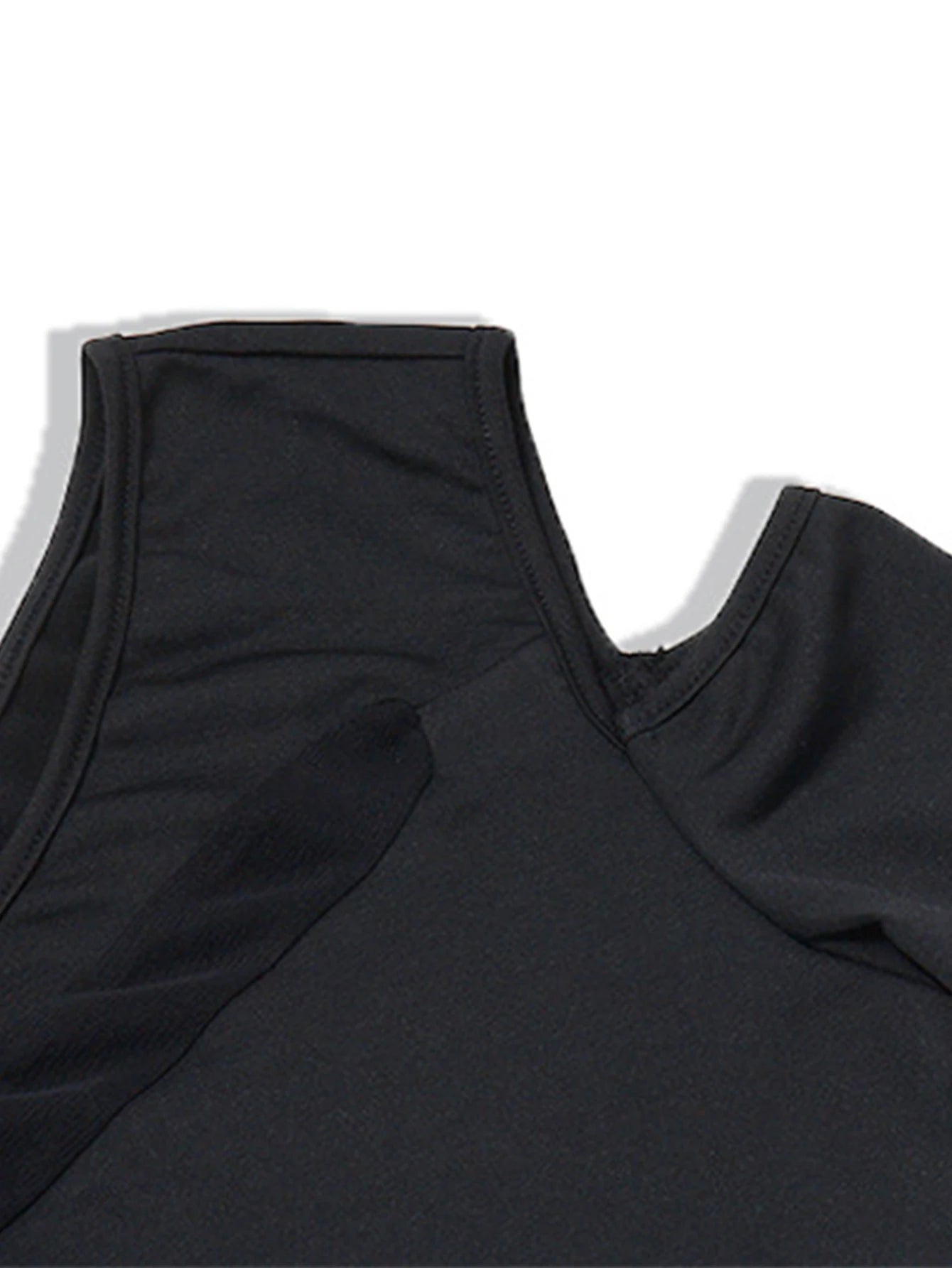 Body transparent dos nu hauts moulante pour femmes