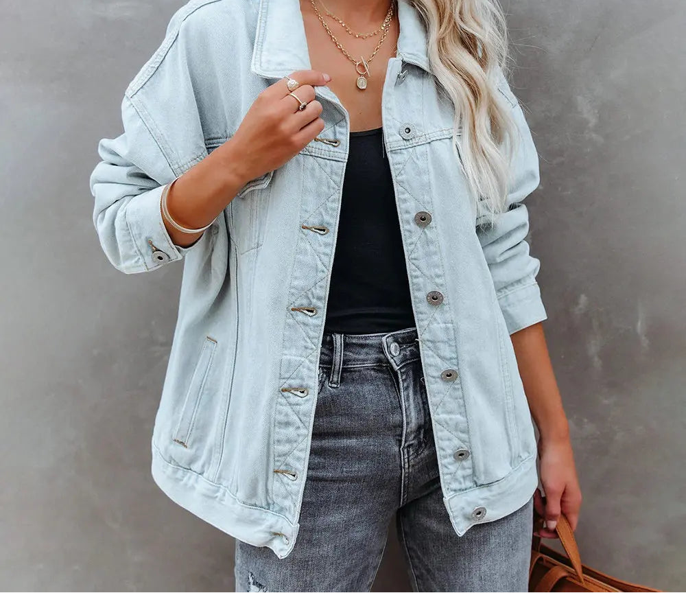 Vestes en Jean Vintage pour femmes