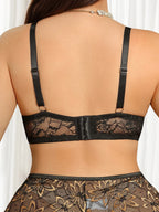 Soutien-gorge en dentelle 3/4 pour femmes