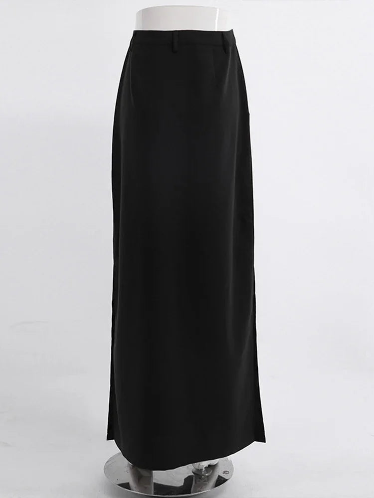 Jupe Longue Noire Femme – Ample et à Poches