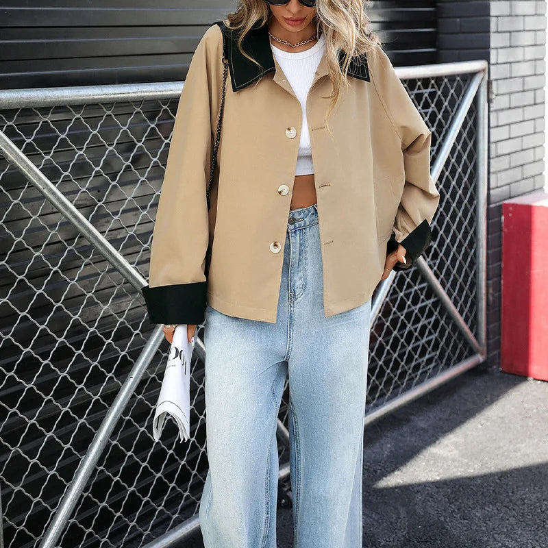 Veste courte fine pour femmes