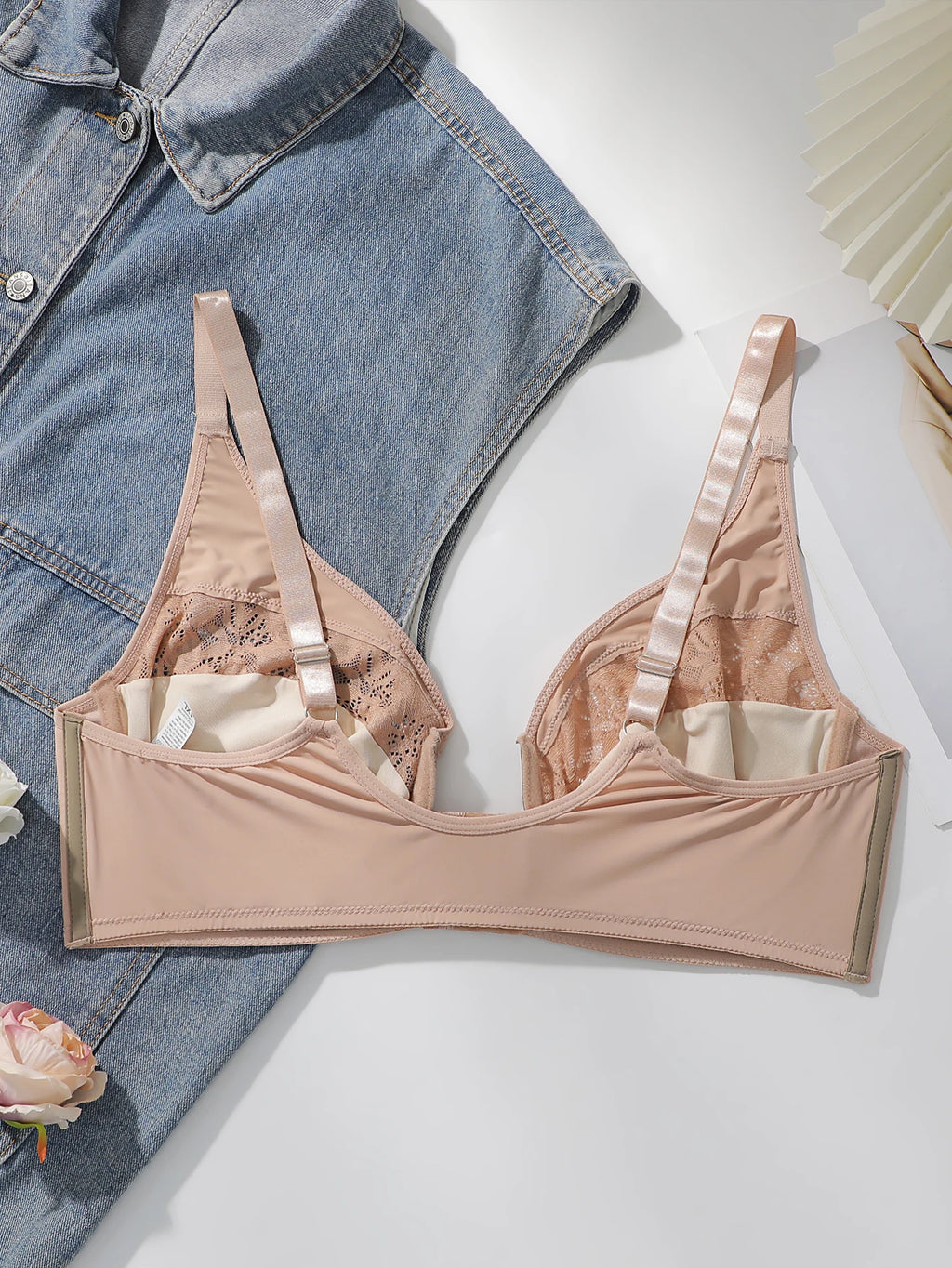 Soutien-gorge push up en dentelle pour femmes