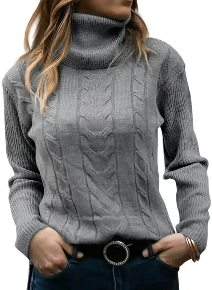 Pull tricoté vintage pour femmes