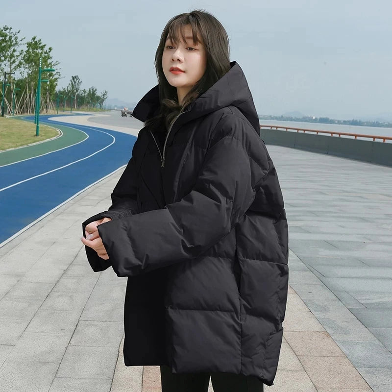 Manteau en duvet de coton pour femmes