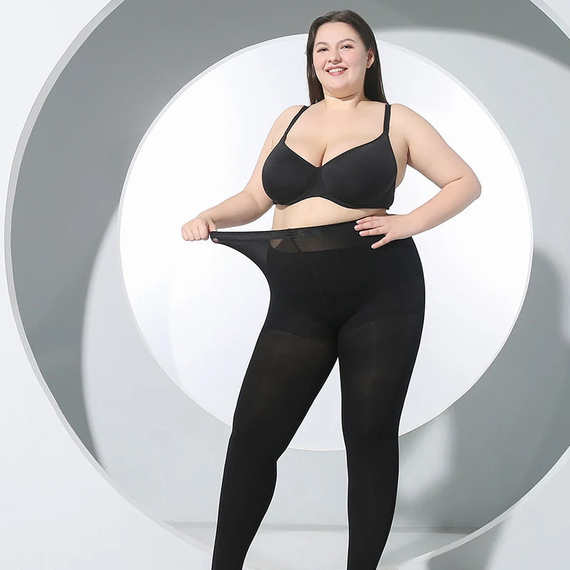 Collants grande taille sans couture pour femmes