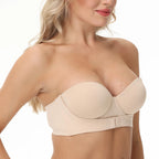 Soutien-gorge Push Up sans bretelles pour femmes