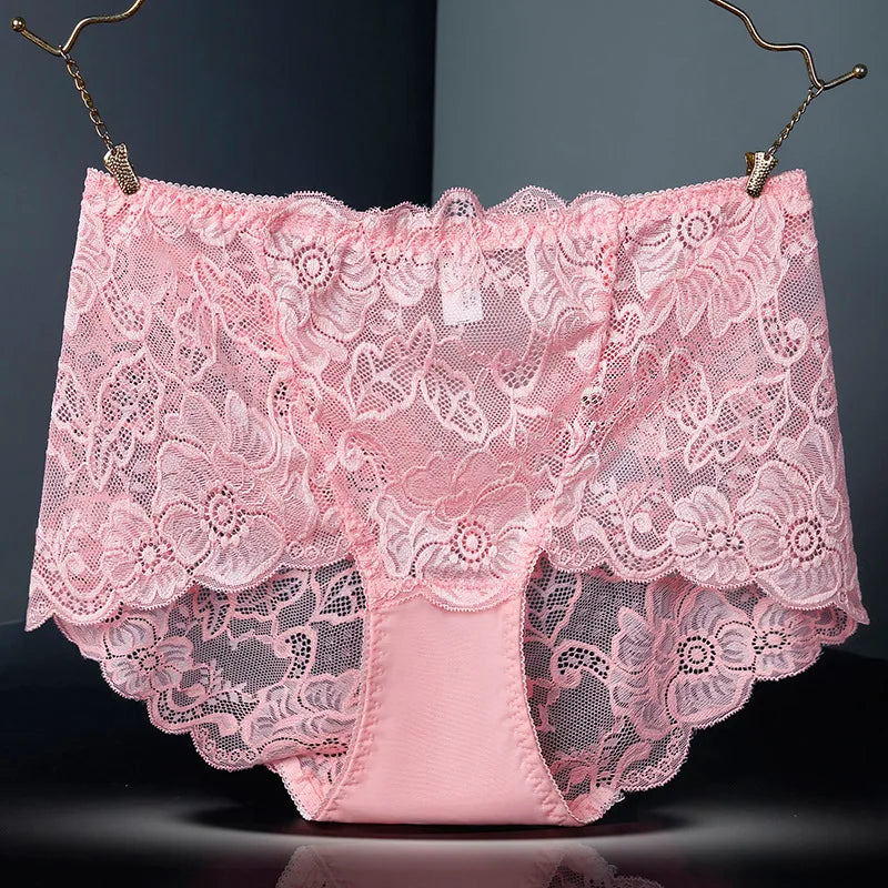 Culotte sexy en dentelle effet push-up, sans coutures  pour femmes