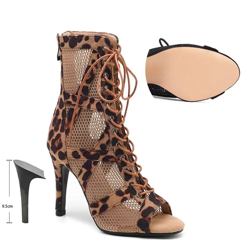 Bottines à talons noirs tendance pour femmes