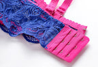 Ensemble brassière Push Up en dentelle et string pour femmes