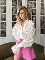Chemise à manches longues pour femmes