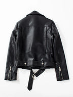 Veste en similicuir PU souple pour femmes