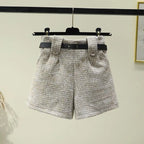 Short à carreaux pour femmes