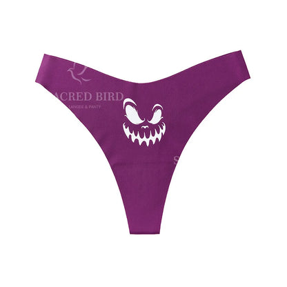String Sans Couture Femme – Imprimé Halloween