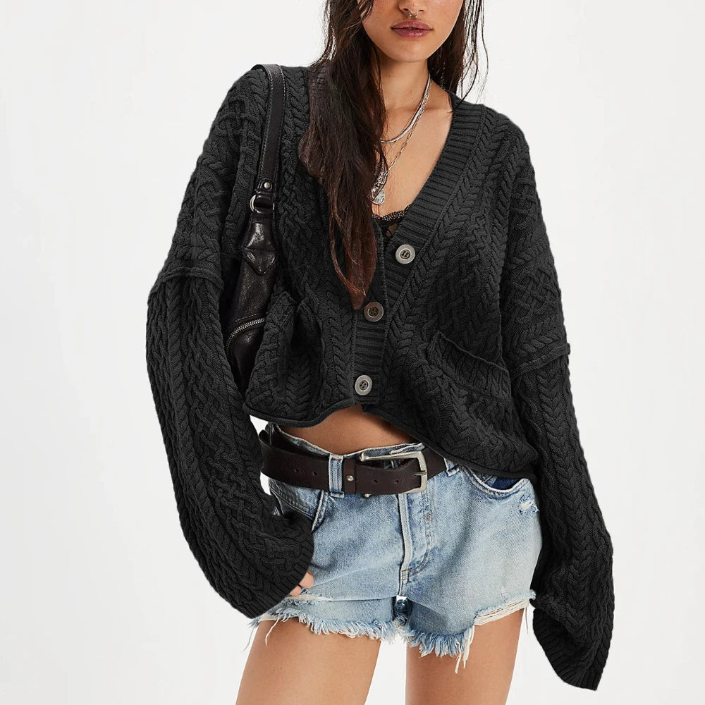 Gilets torsadés style bohème pour femmes